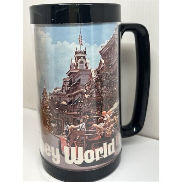 Vintage Walt Disney World  Disneyland Souvenir Thermo-Serv Mug Stein USA - Picture 4 of 15